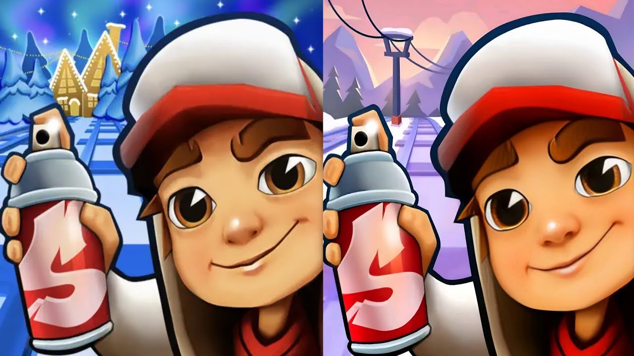 Subway Surfers : Winter Xtreme 2026 🆚 North Pole 2025 Map Comparison 