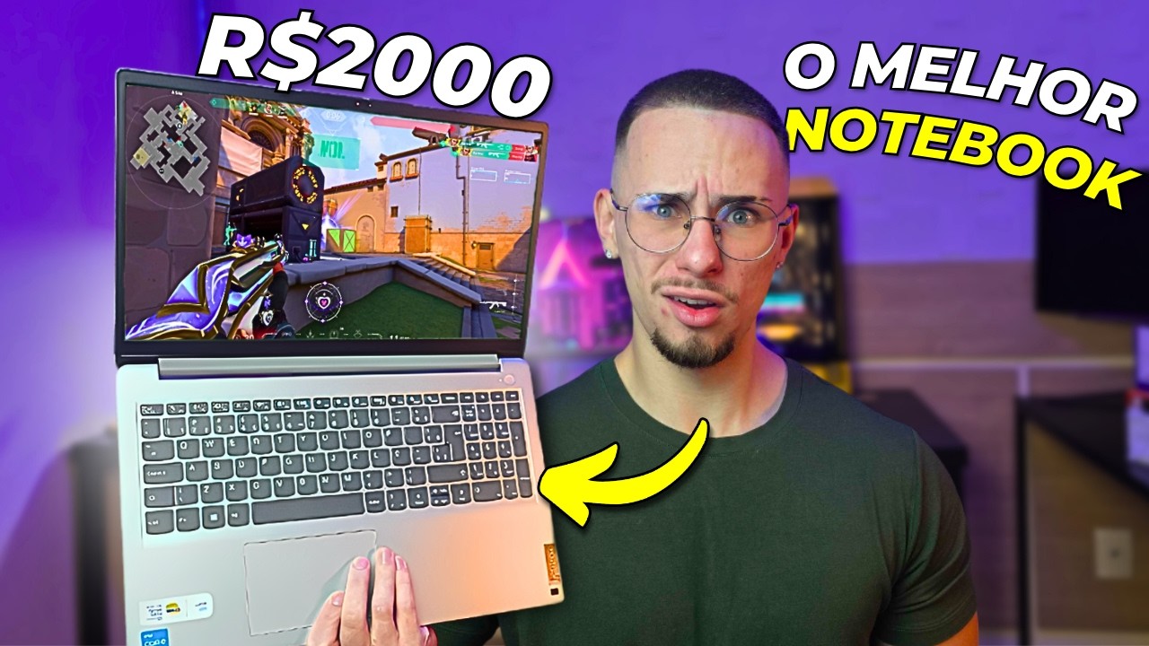 Comprei o NOTEBOOK MAIS BARATO para 2025 (ESTUDAR e JOGAR!) &ndash; LENOVO IDEAPAD 1 15IRU7