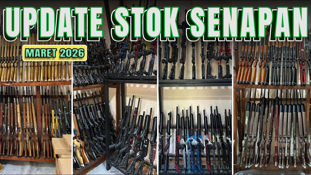 UPDATE STOCK AKHIR RAMADHAN BANYAK STOK SENAPAN ANGIN DI BAWAH 1 JUTA SIAP PAKE!! #airsoft