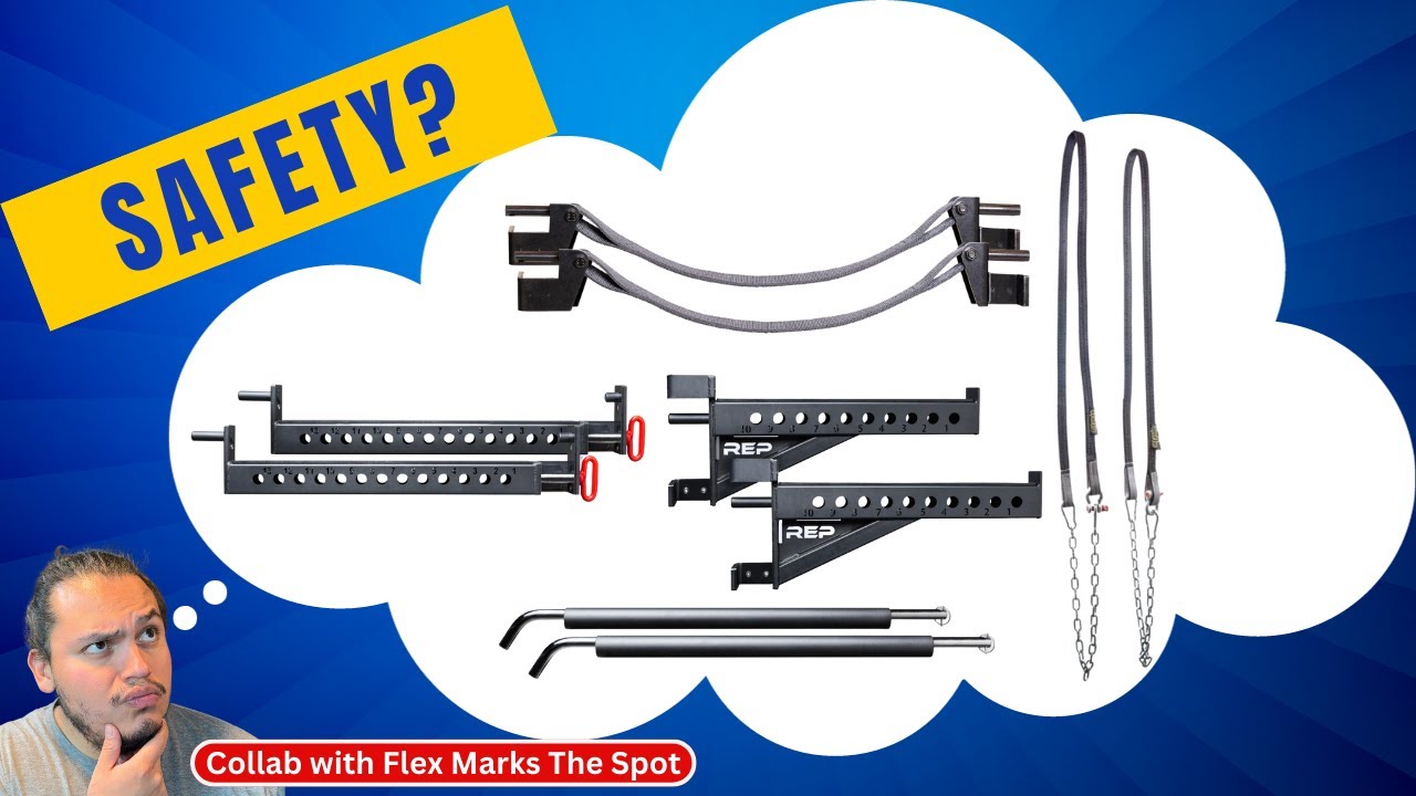 The Different Safety Options for Your Power Rack featuring @flexmarksthespot