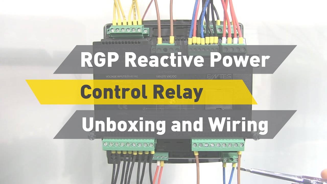 RGP Reactive Power Control Relay - Unboxing and Wiring