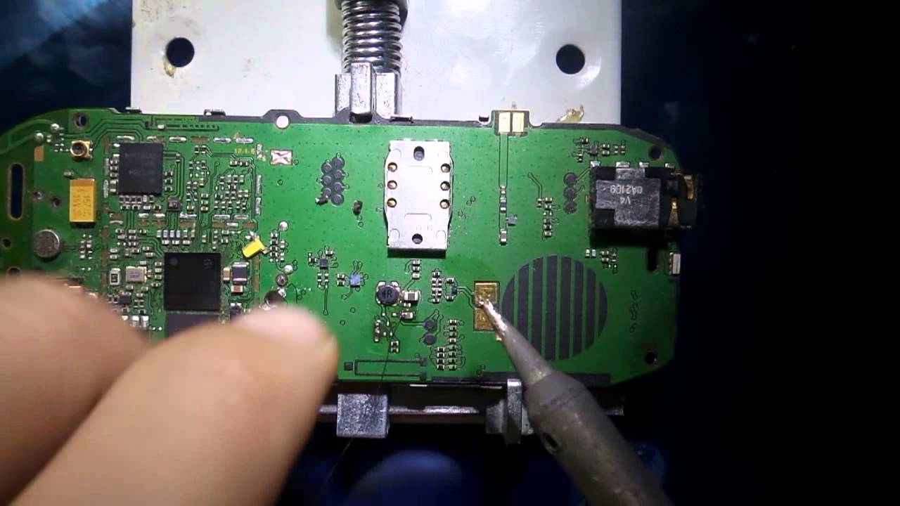طريقة اصلاح عطل الاضاءة لنوكيا Lcd Display Light Nokia 1616