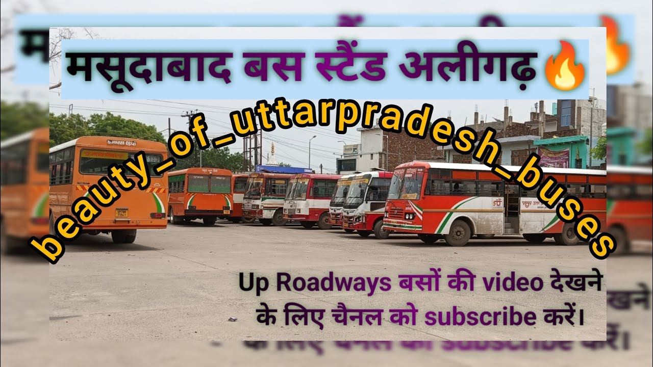 मसूदाबाद बस स्टैंड अलीगढ़😍😍।।Masoodabad Bus Stand Aligarh।। beauty_of_uttarpradesh_buses