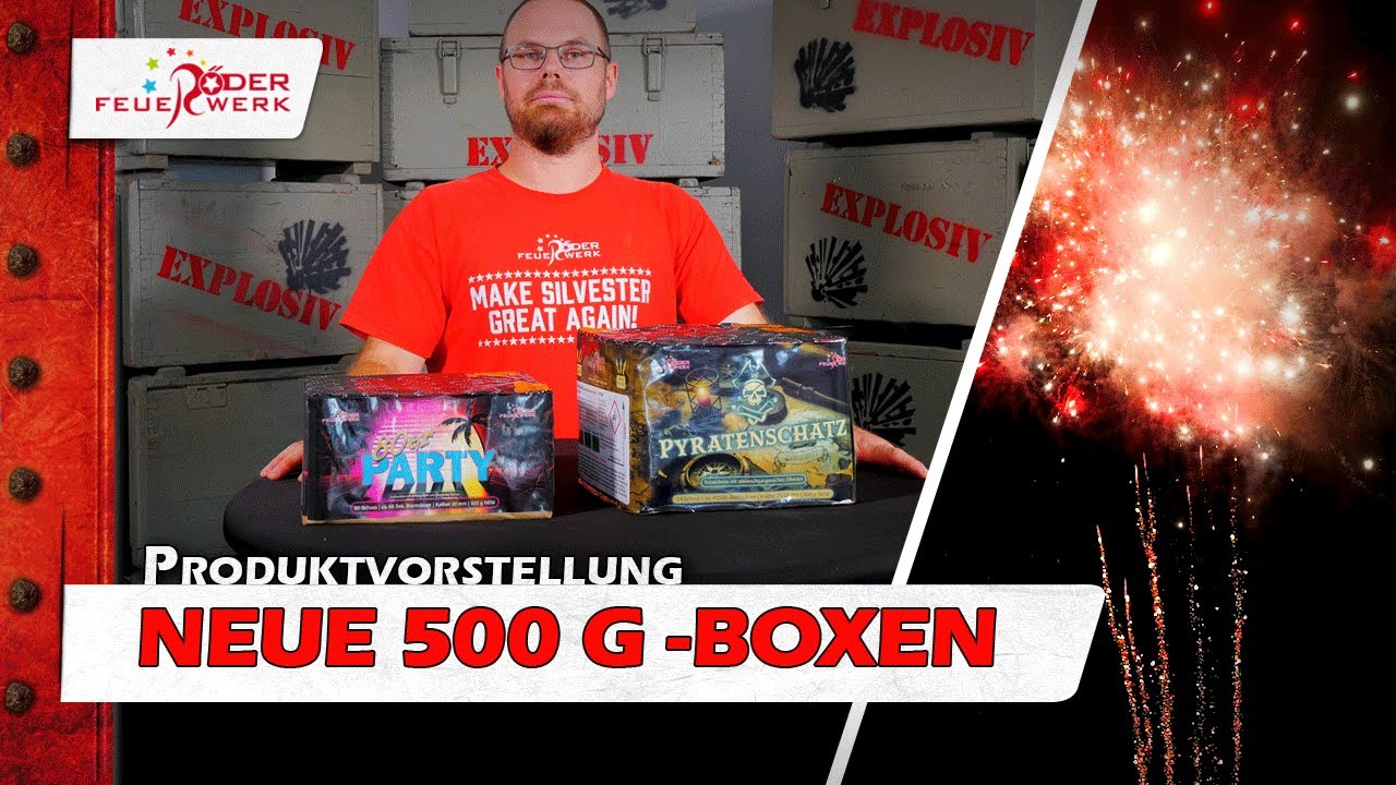 Pyratenschatz & 80er Party - Neuheiten 2024 von Röder Feuerwerk