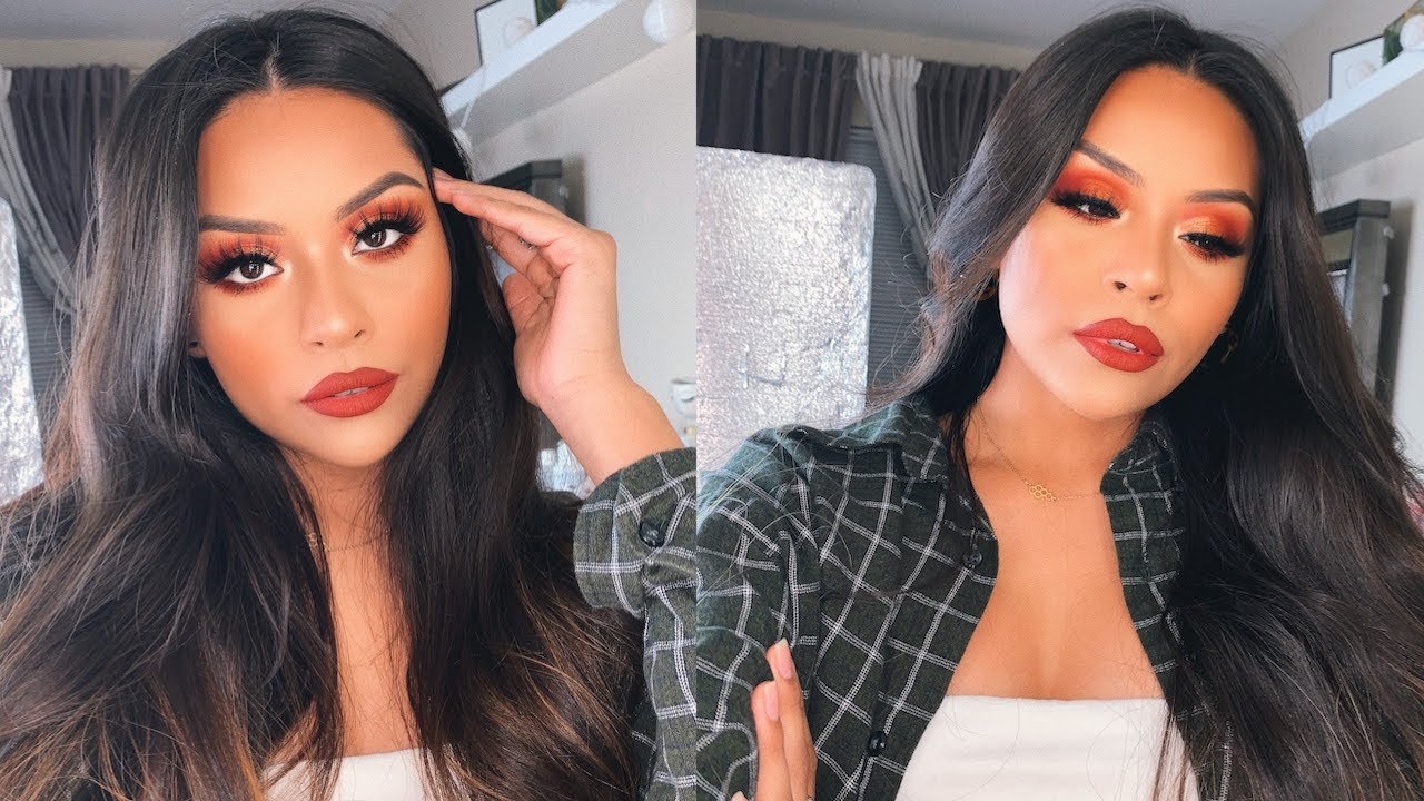Thanksgiving Makeup Tutorial + GingerBread Palette | Sarahy Delarosa