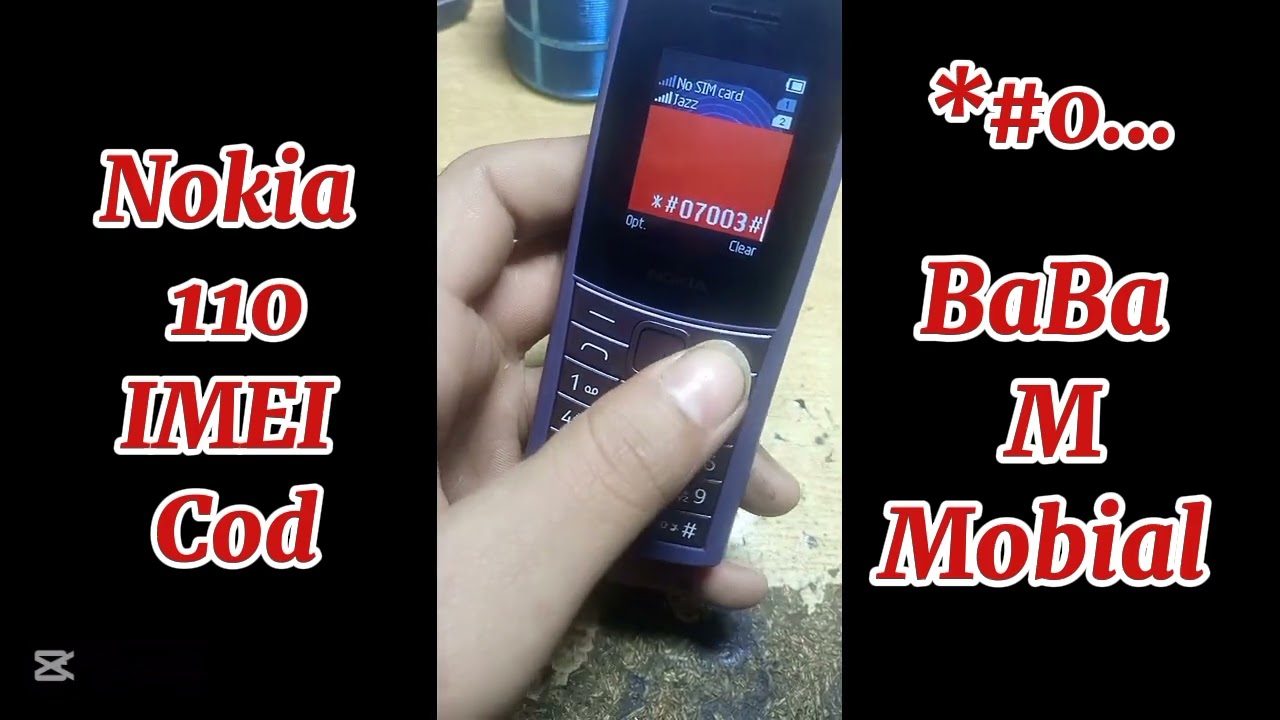IMEI repair code of Nokia 110  .