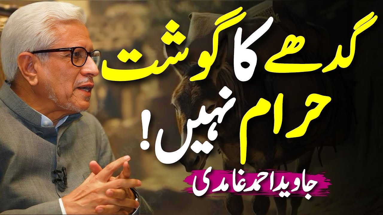 🫏Gadha Khana Haram Nahi😱 | !گدھا کھانا حرام نہیں | Javed Ahmed Ghamidi