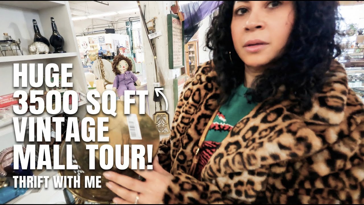 Exploring a 3500 sq ft Vintage Mall | Hunting for Ralph Lauren Home Decor