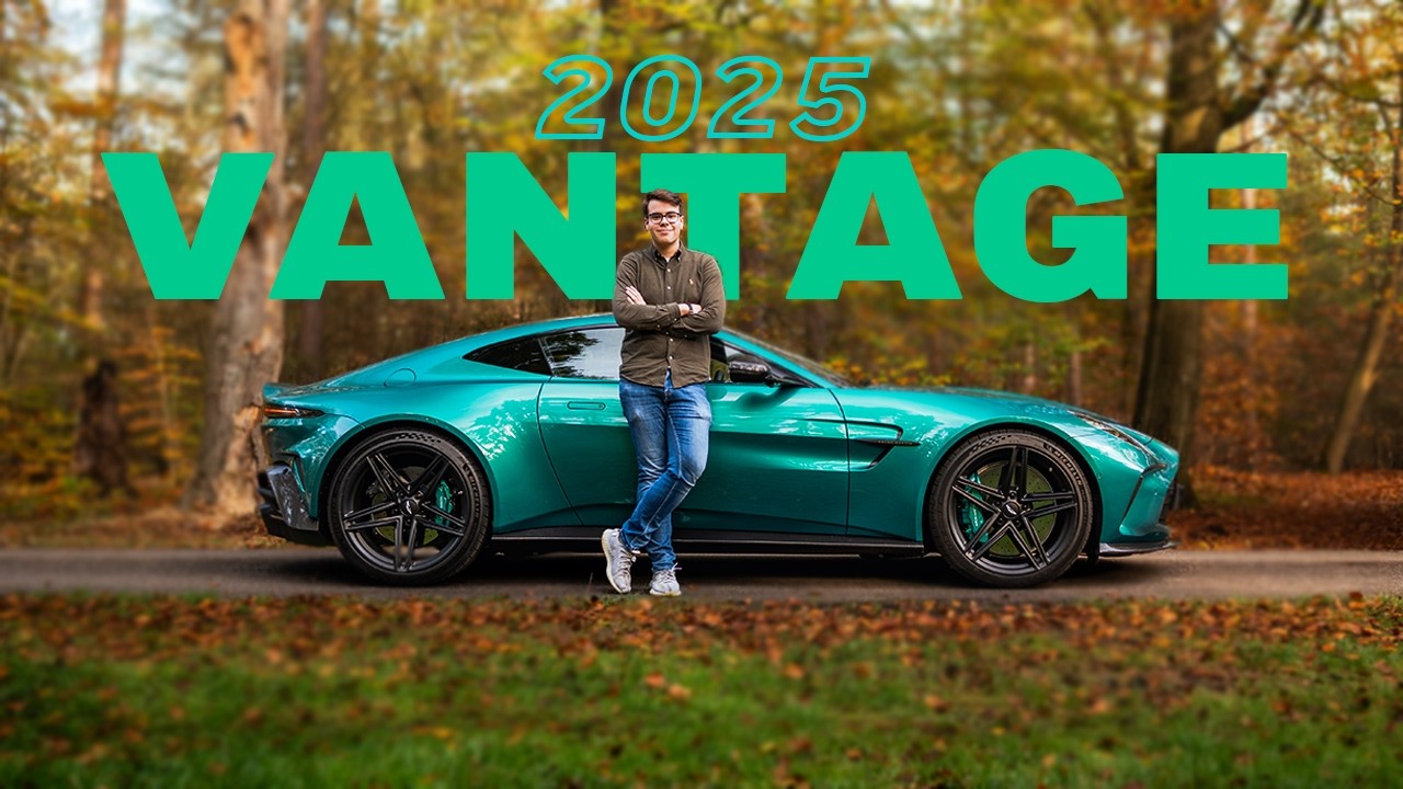 Aston Martin Vantage 2025 | Осенний лесной кофейный забег