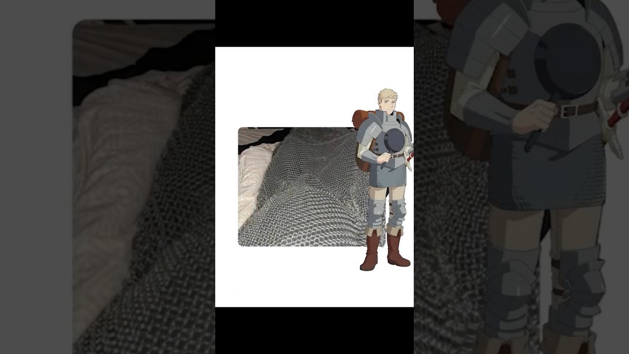 Laios makes a blanket! #dungeonmeshi #laios #falintouden #meme