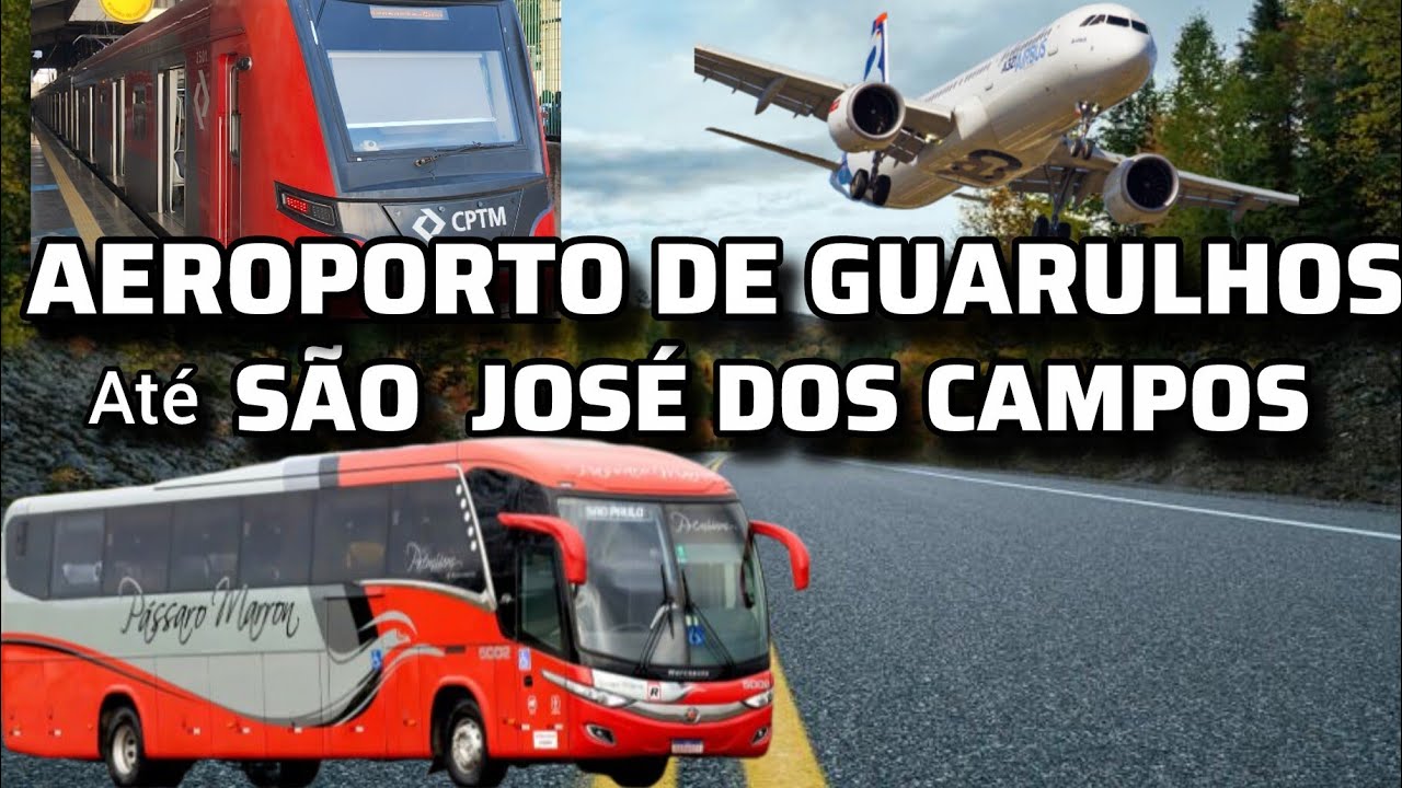 AEROPORTO DE GUARULHOS ATÉ SÃO JOSÉ DOS CAMPOS COM A PÁSSARO MARROM!!!