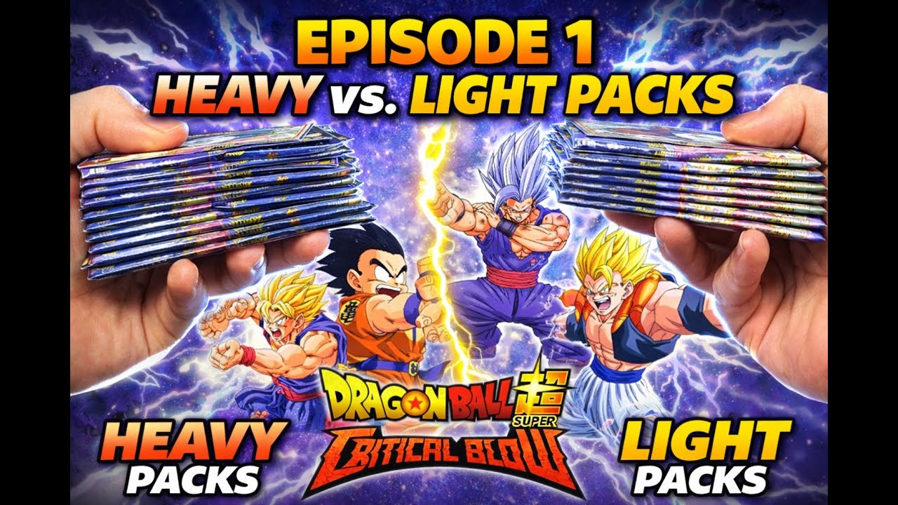 Pack Weighing EXPOSED! Heavy vs Light | Dragon Ball Super Critical Blow - Episode 1