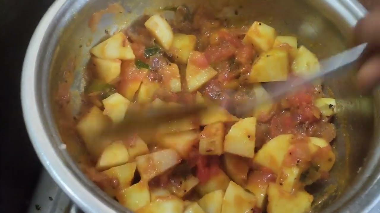 Potato egg 🥚 curry tayari vidhanam