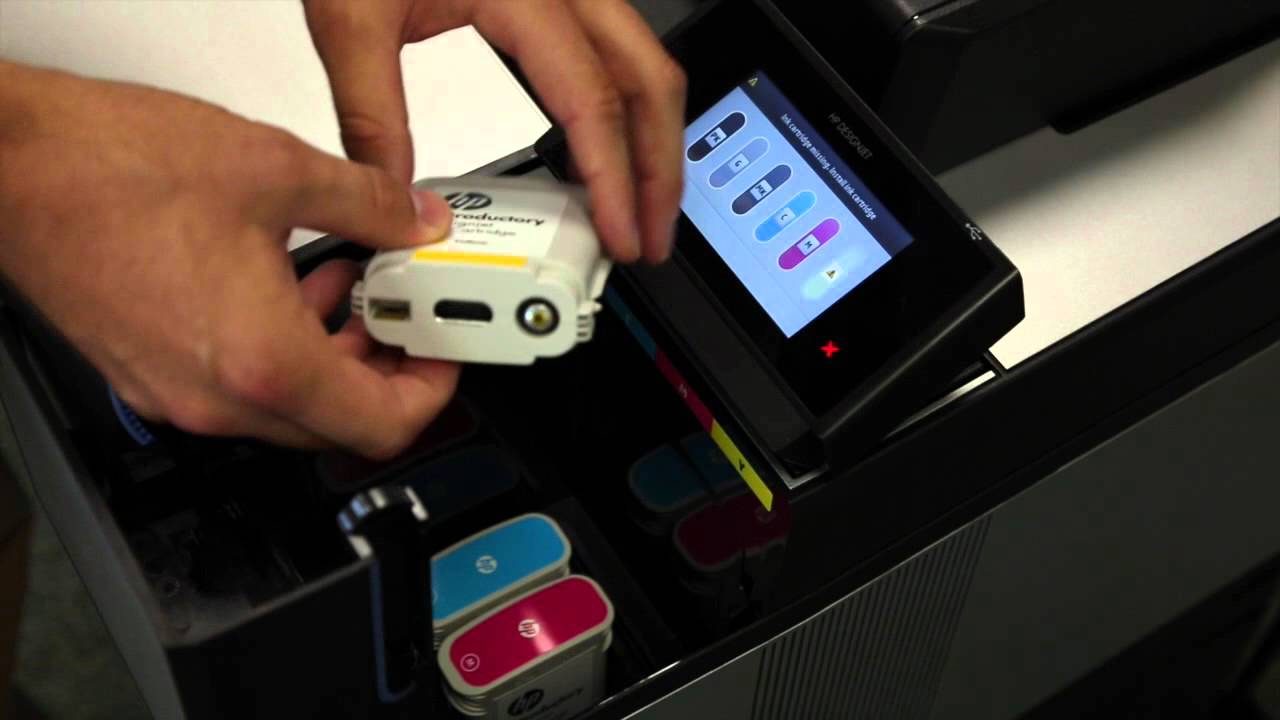 Changing the Ink Cartridge - HP T3500 (How to)