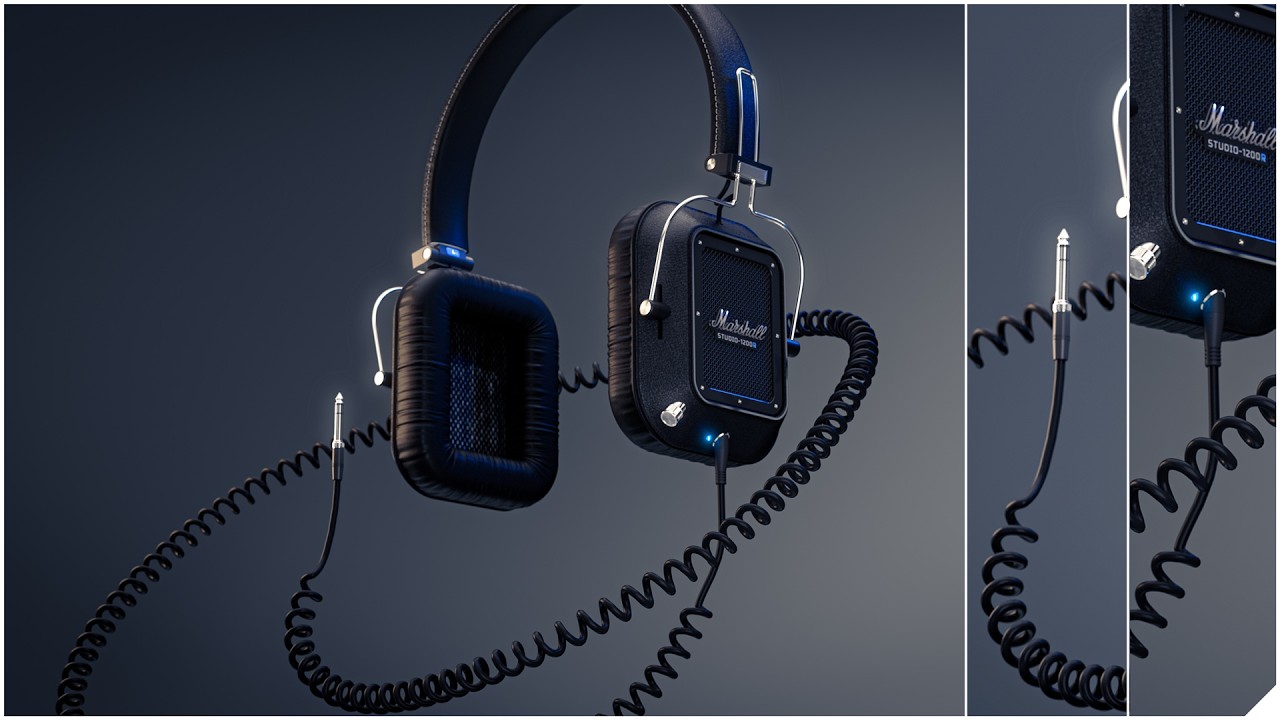 Headphone Cord Modeling, Rigging & Animation in Cinema 4D