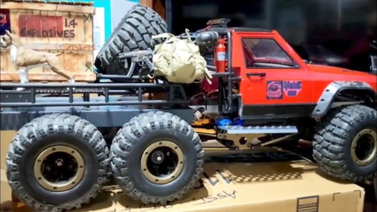 #Redcat #Everest 10 - #6x6 #Injora #Jeep Hardbody #rc #cherokee #rctrucks Custom Build