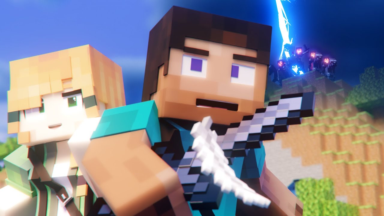 Minecraft Animation Movie | A piece of the World - Encounter