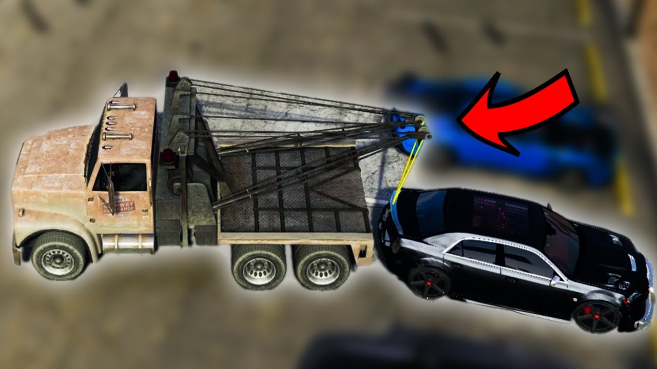 Slightly Annoying GTA Roleplayers With a Tow Truck