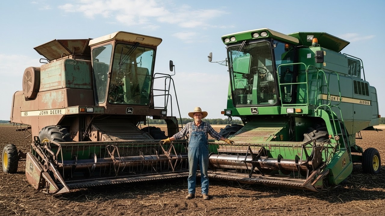 “That Old Combine Will Cost You the Farm,” Said the JD Dealer… 20 Years Later, He Still Owned Both