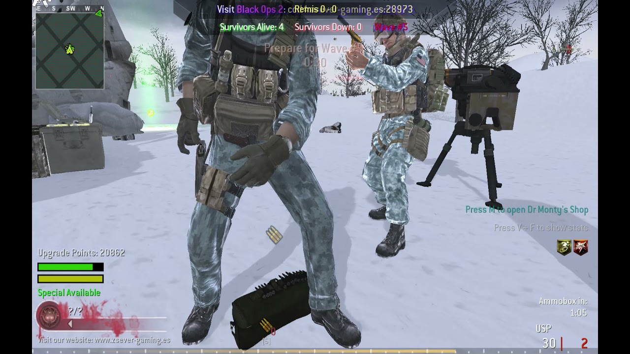 Call of Duty 4 Modern Warfare RotU Zserver Zombies #10 Last Crash