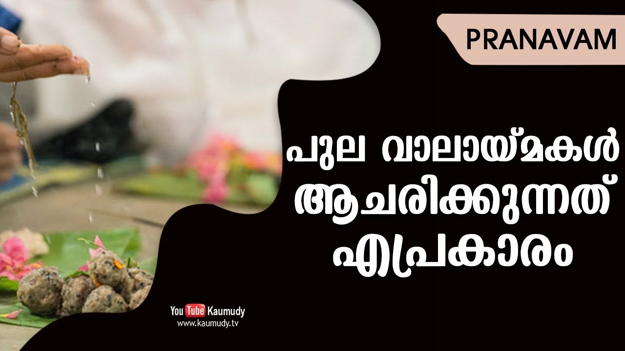 പുല വാലായ്മകൾ ആചരിക്കുന്നത് എപ്രകാരം | Subhash Tantri | Pranavam
