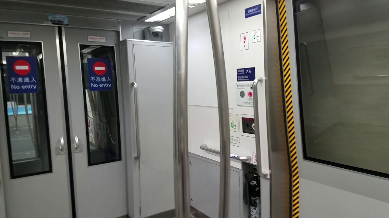 （試另一路線）香港國際機場 旅客捷運系統 2號客運大樓至1號客運大樓行車片段