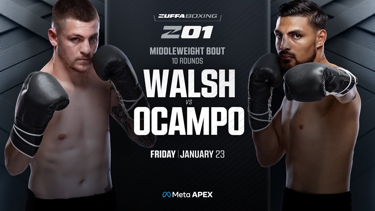 Zuffa Boxing 1: Walsh vs Ocampo Prelims