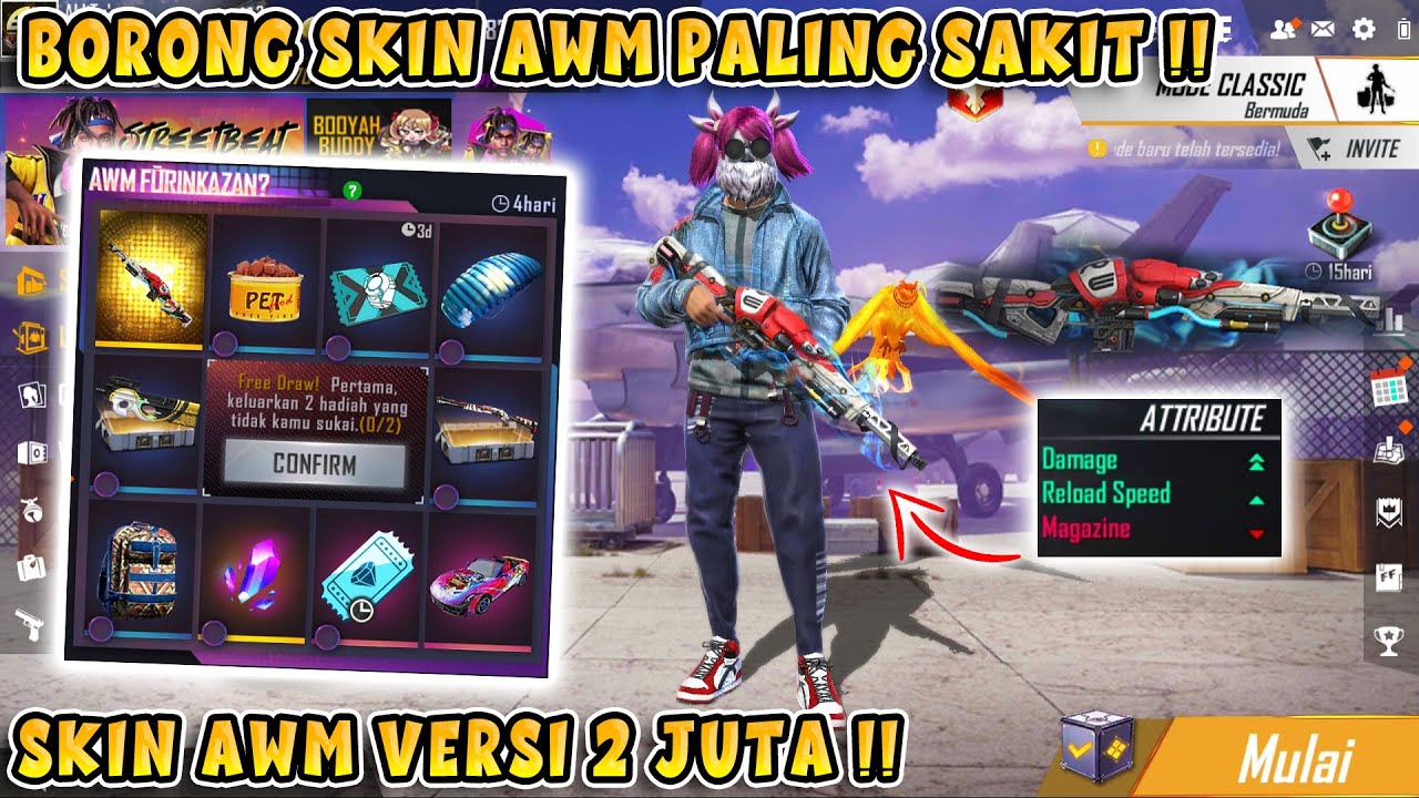 BORONG SKIN AWM YANG BELOM RILIS DI INDO !! AWM VERSI 2 JUTA !!