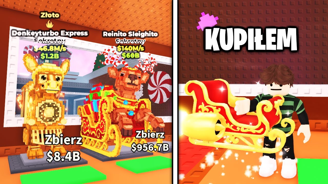 KUPIŁEM NOWĄ BAZĘ i SANIE MIKOŁAJA za 3000 ROBUX w UPDATE! Steal a Brainrot