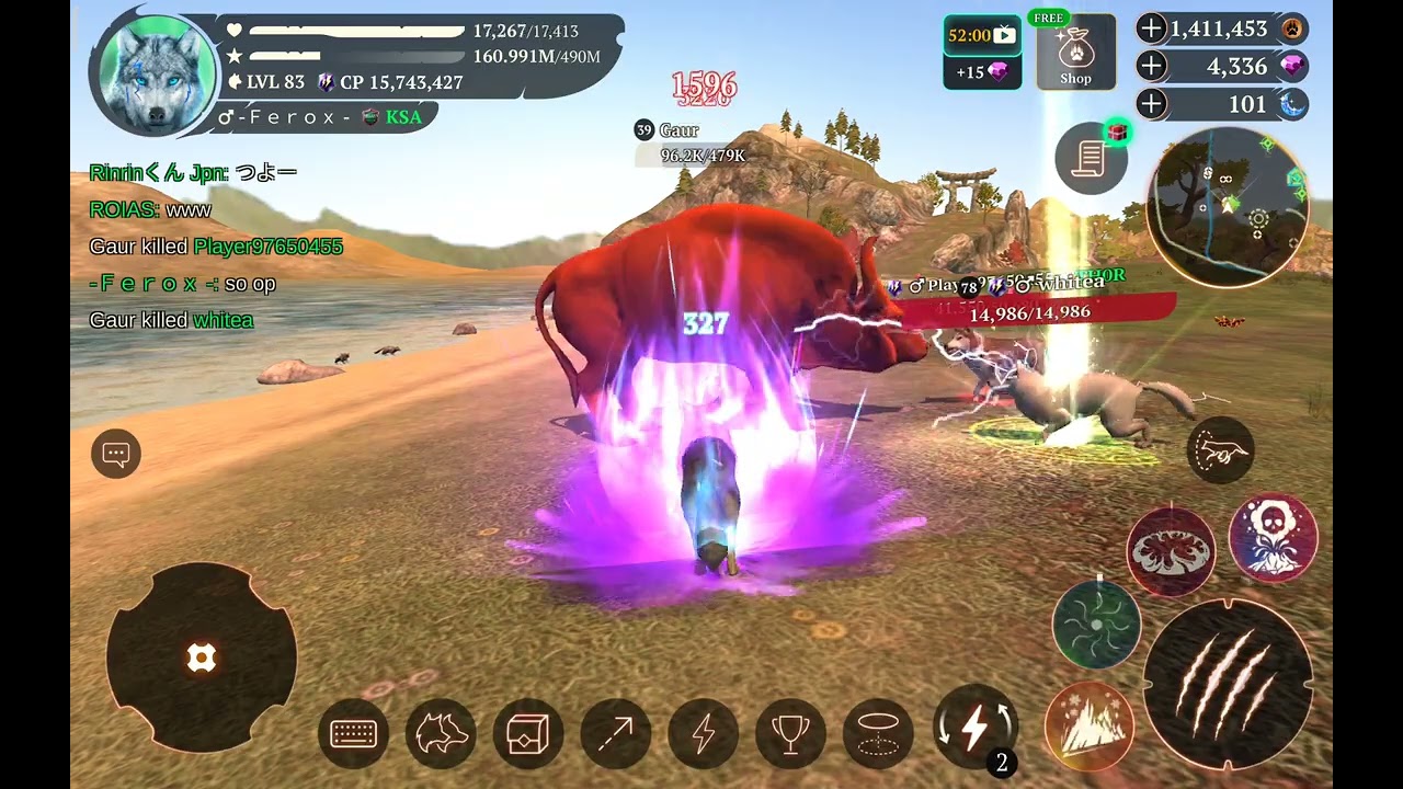 #thewolf New map fugaku slopes first looks ! new map new animal