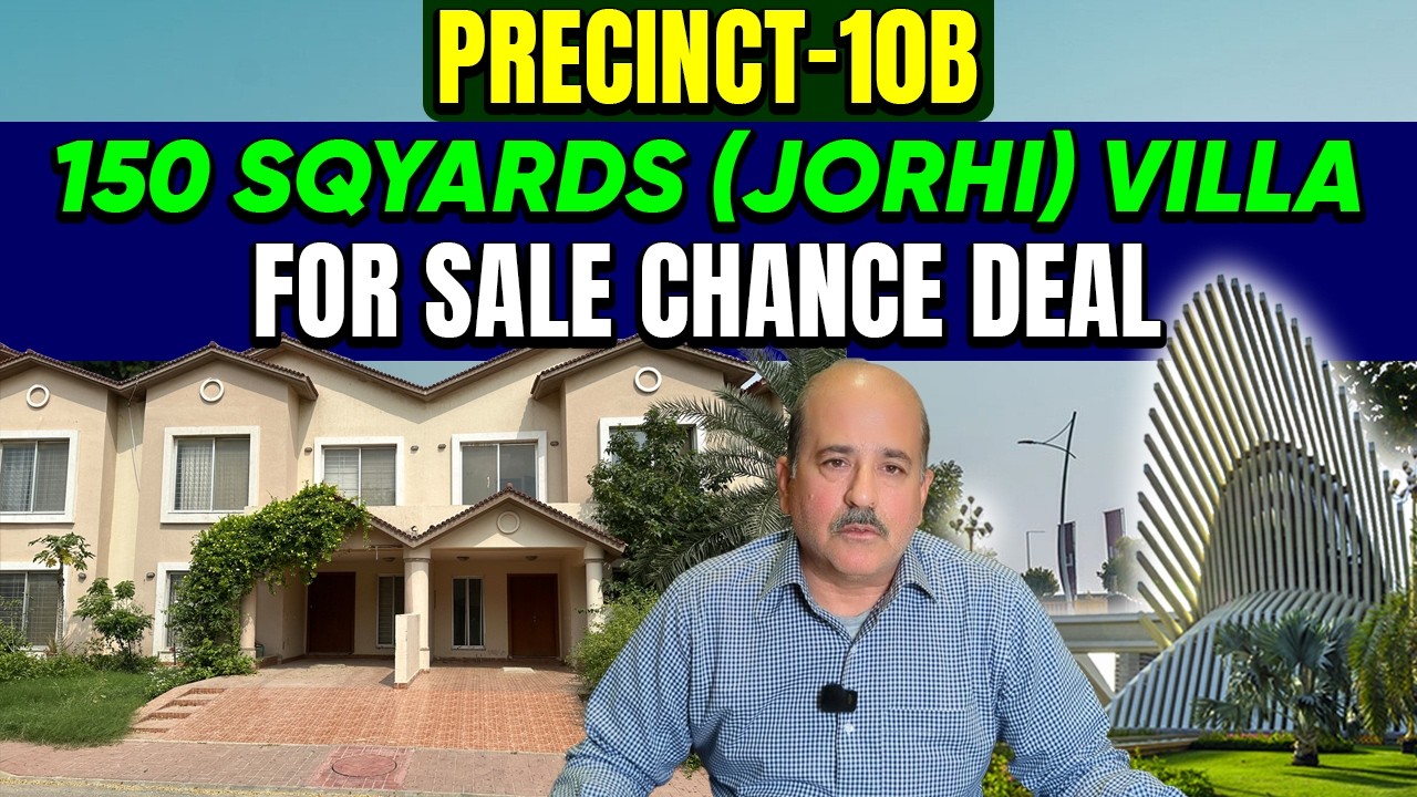 150 Sq. Yards Pair (Jorhi) Villa for Sale in Precinct-10B – Chance Deal | Bahria Town Karachi