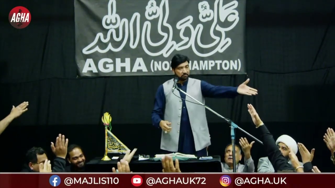 Europe's Largest Markazi Majlis 2023 - Ali Nasir Al Hussaini (Talhara) - AGHA (Northampton)