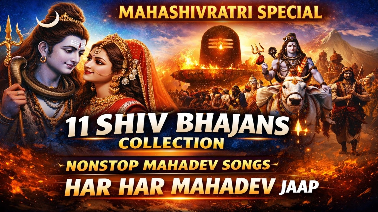 Mahashivratri Special 11 Shiv Bhajans Collection 🔱 Nonstop Mahadev Songs | Har Har Mahadev Jaap