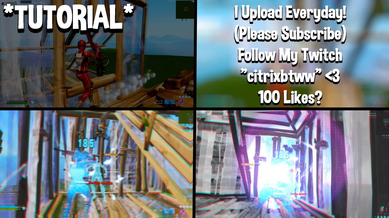 TUTORIAL: How To Edit A Fortnite Montage/Highlight Like A *PRO* As A Begginer! (Sony Vegas)