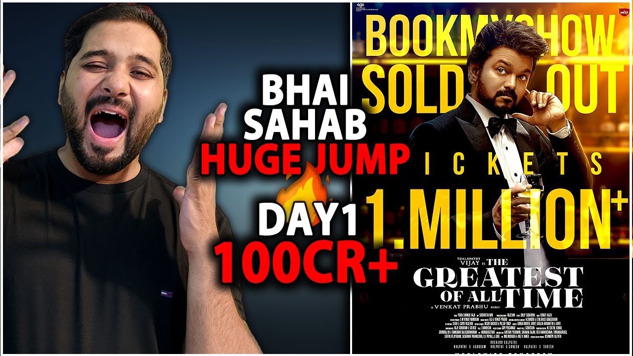 GOAT Final Advance Booking Report | GOAT Day 1 Box Office Collection | The Greatest Of All Time