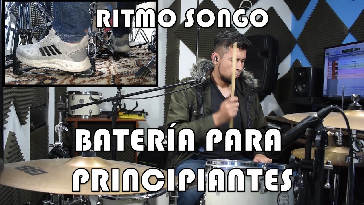 Ritmo songo en batería (tutorial)