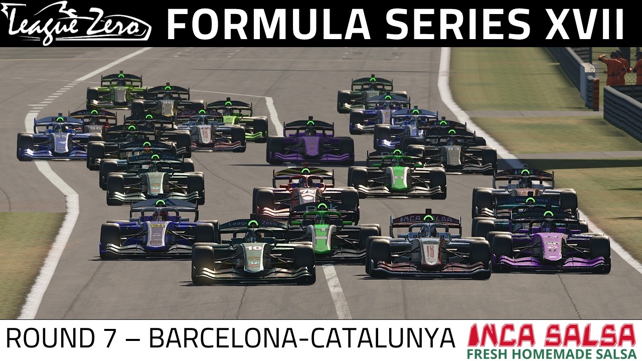League Zero | Formula Series by INCA Salsa | Season 17 | Round 7 | Barcelona-Catalunya | iRacing