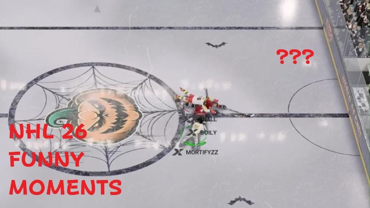 NHL 26 FUNNY MOMENTS + CRAZY 4AM GAME