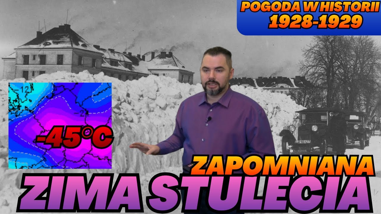Zima stulecia 1928-1929 w Polsce &ndash; rekordowe mrozy i śnieżyce.