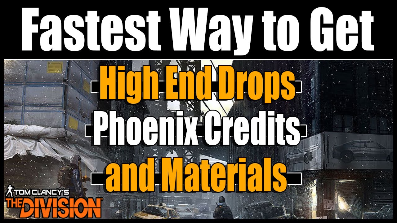 The Division: BULLET KING FARMING EXPLOIT | Easy High End Caduceus, Phoenix Credits, & Materials!