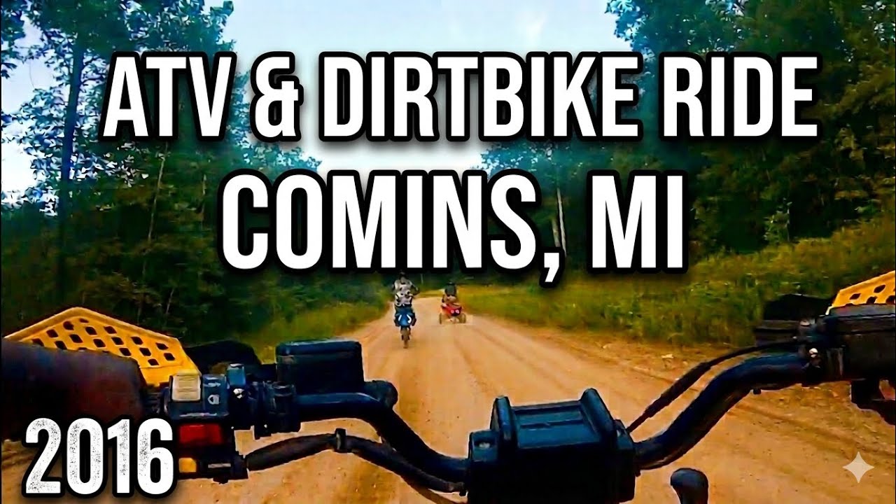 ATV & Dirtbike Ride Around Comins, MI – Circa 2016 [GoPro Hero 3]