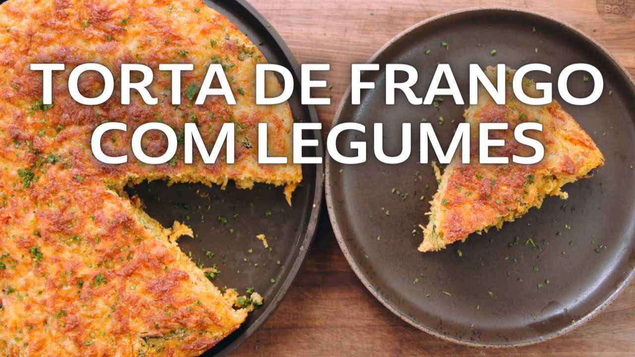 Torta de Frango Com Legumes Deliciosamente Saud&aacute;vel - Chef Felipe Caputo