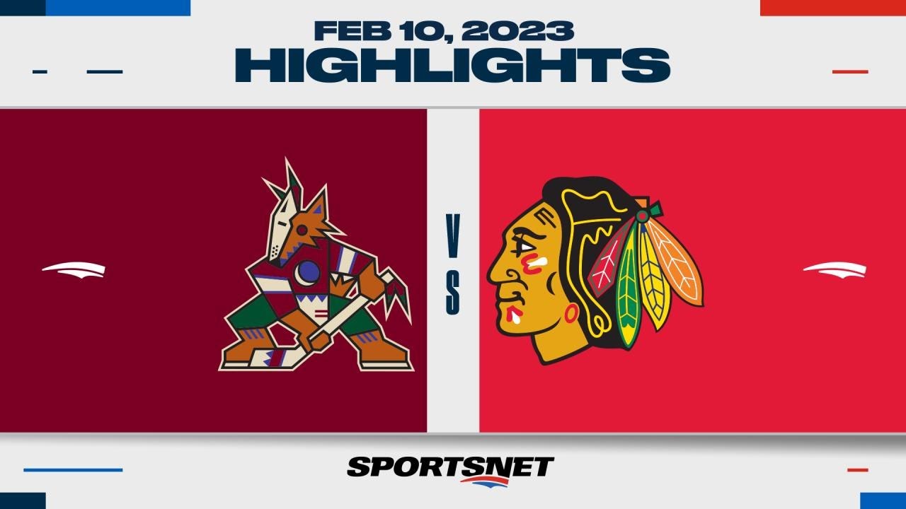NHL Highlights | Coyotes vs. Blackhawks - February 10, 2023