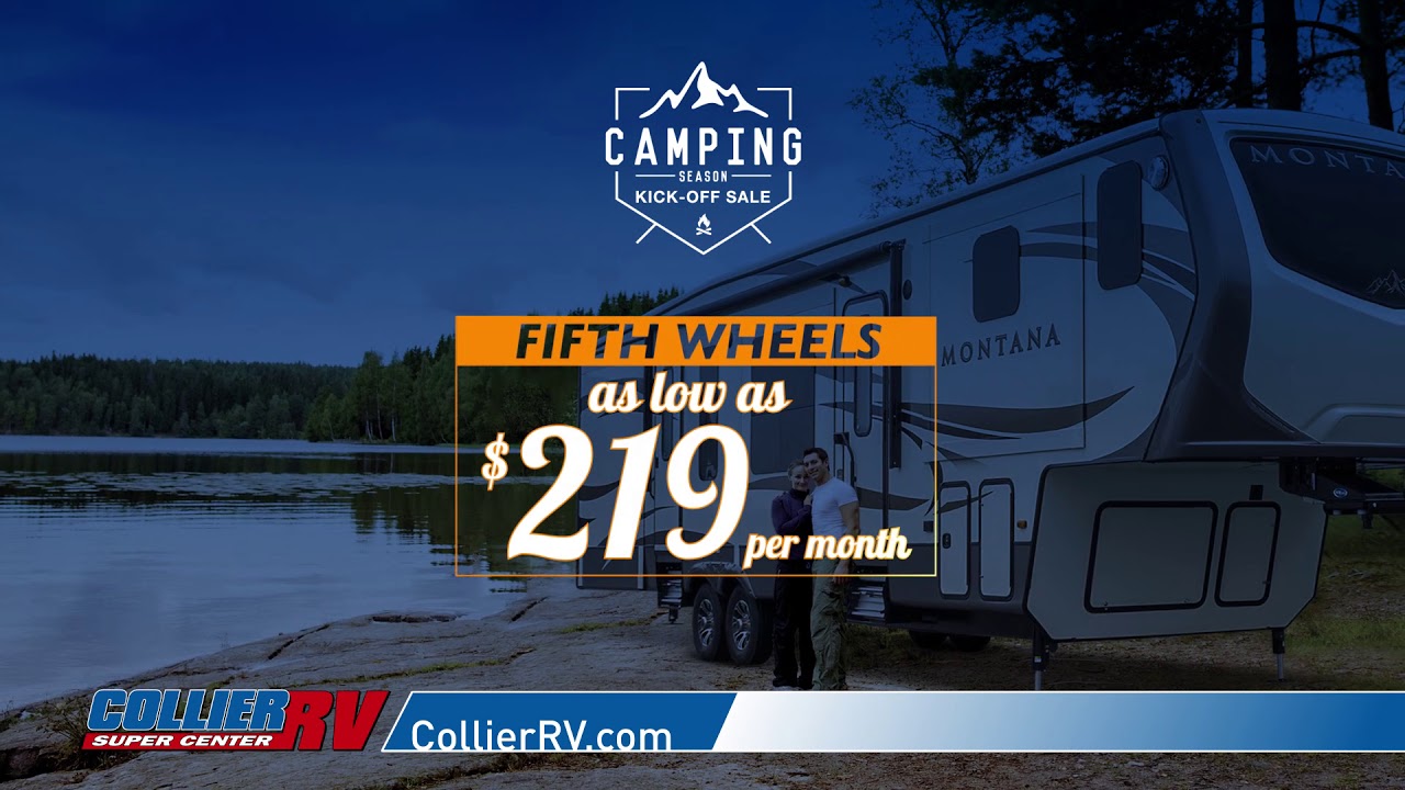 Collier RV Camping Season Kick-Off Sale - June 2018