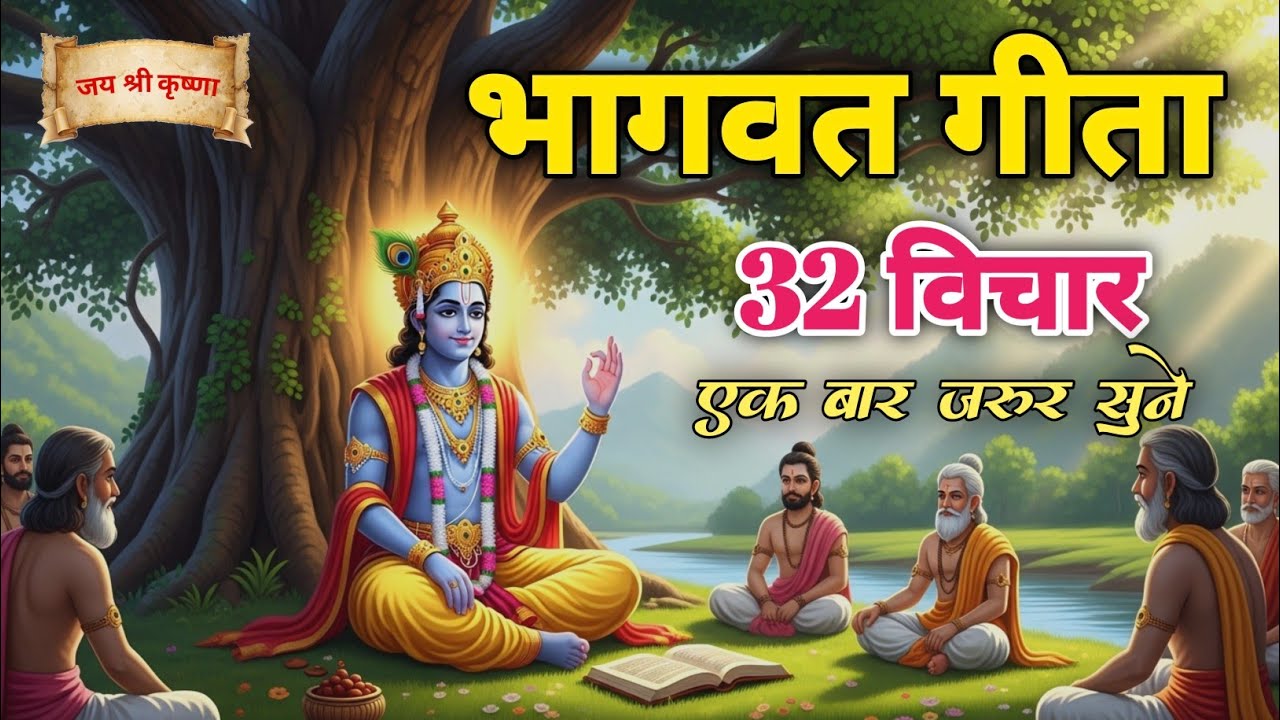 सम्पूर्ण गीता सार 32 उपदेश में | Bhagvat Gita 32 Vichar |  #Bhagwatgita