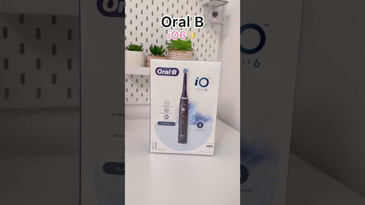 Oral B iO6 Unboxing! ✨🤍 #aesthetic #fypshorts #trending #aestheticedits #apple