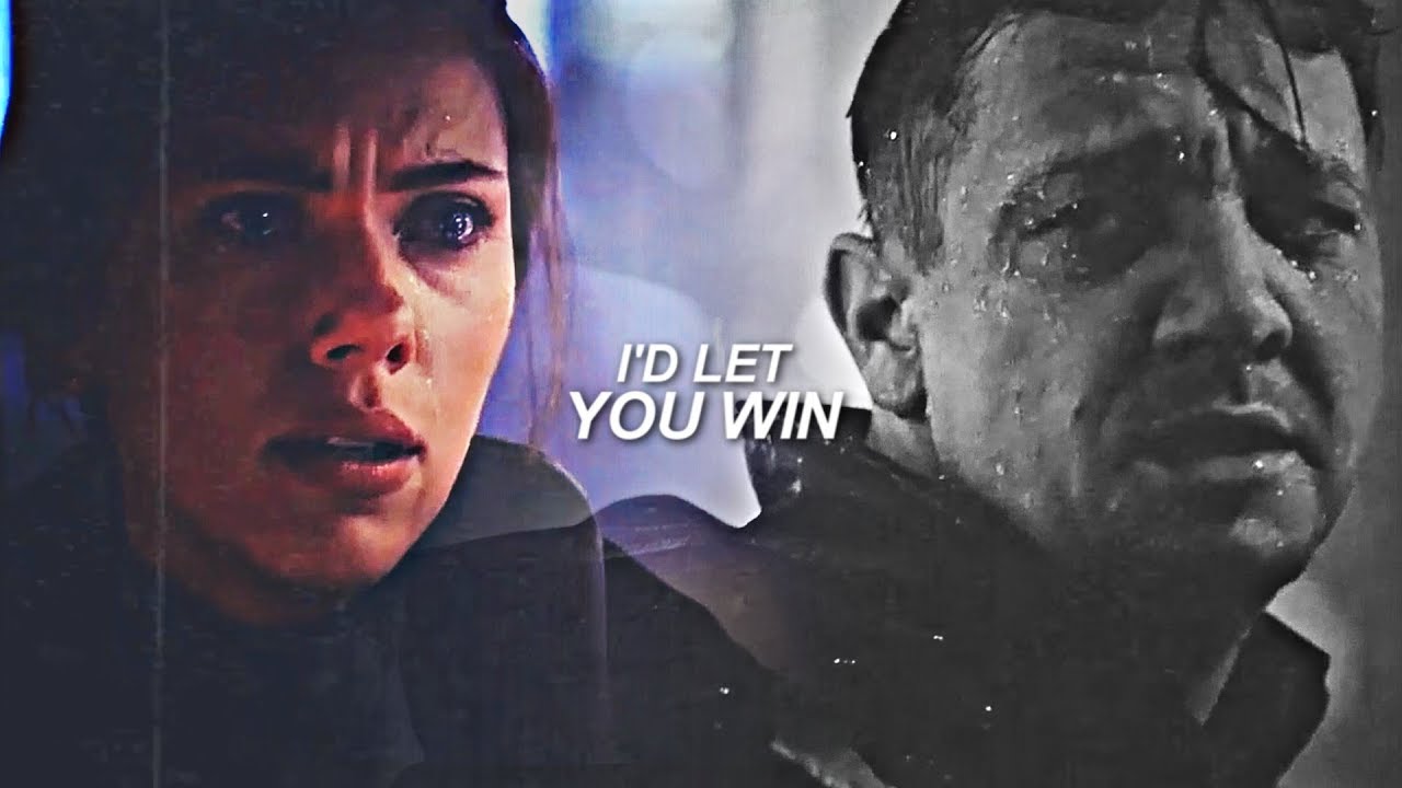 clint & natasha | I'd let you win.