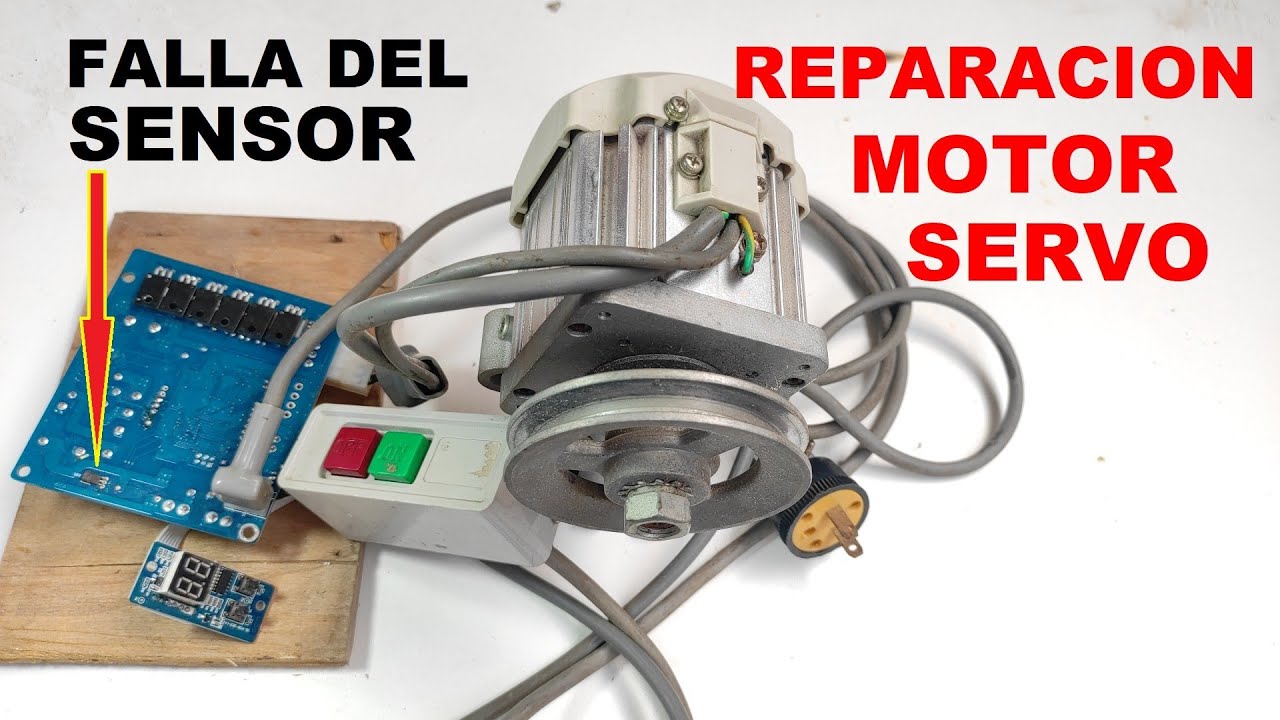 reparación de motor servo de máquina de coser