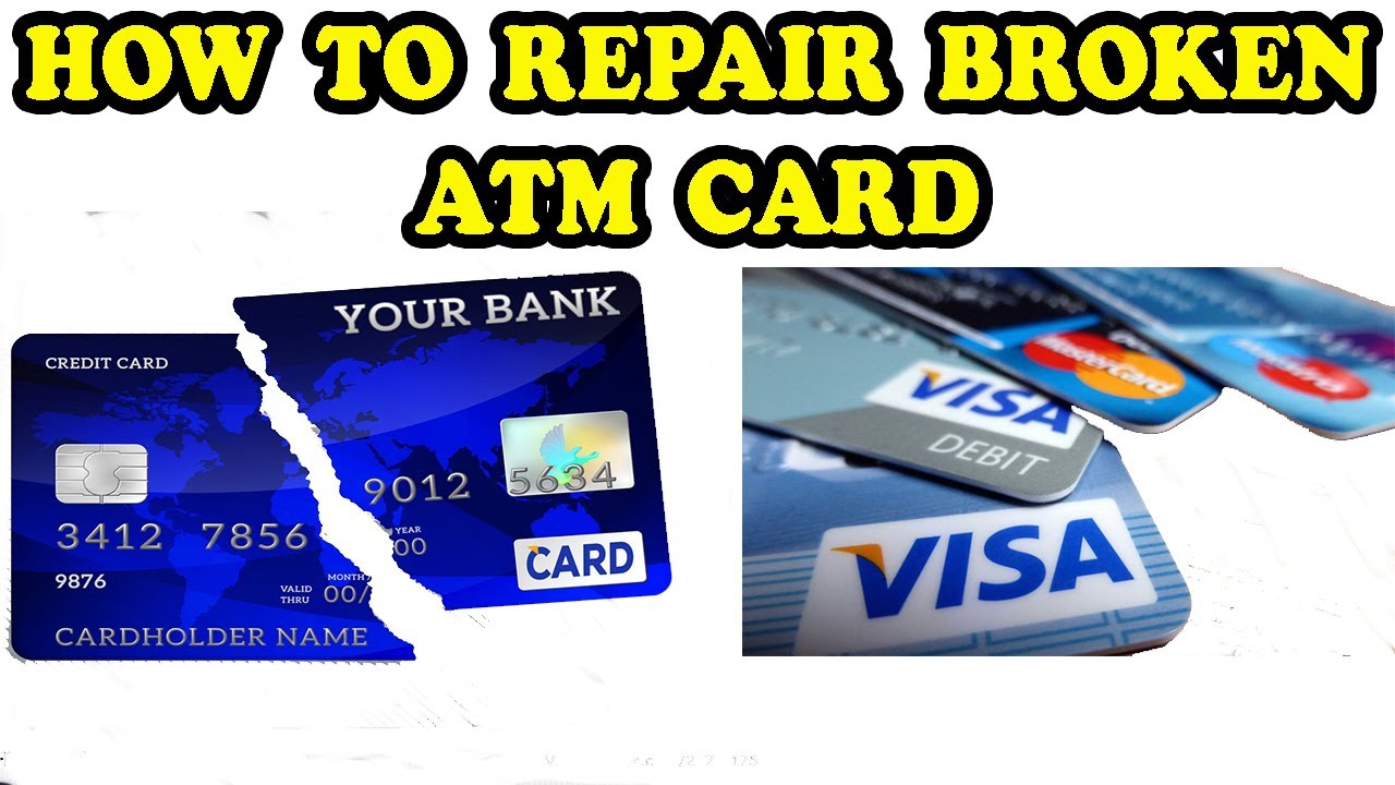 How To Repair broken ATM Card / Credit Card