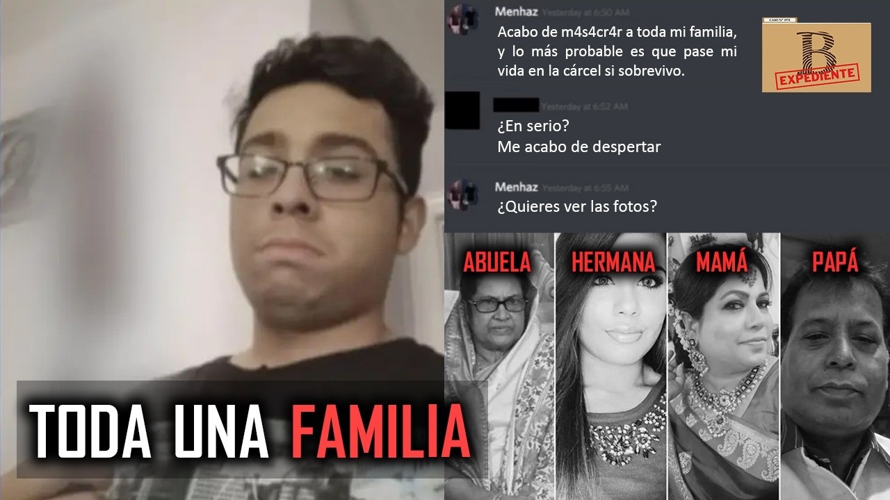 DESVIVIÓ a su FAMILIA y mostró  los CUERPOS en DISCORD/ Caso de MENHAZ ZAMAN #viral